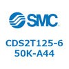 CDS2T125-650K-A44 標準形エアシリンダ(角形カバー) CDS2T125-6 SMC 53438192