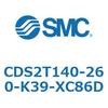 CDS2T140-260-K39-XC86D �W���`�G�A�V�����_(�p�`�J�o�[) CDS2T140-2 SMC 53439407
