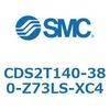 CDS2T140-380-Z73LS-XC4 標準形エアシリンダ(角形カバー) CDS2T140-3 SMC 53439687