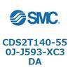 CDS2T140-550J-J593-XC3DA 標準形エアシリンダ(角形カバー) CDS2T140-5 SMC 53440195