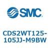 CDS2WT125-105JJ-M9BW 標準形エアシリンダ(角形カバー) CDS2WT SMC 53443424