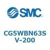 CG5WBN63SV-200 ステンレスシリンダ CG5WB SMC 53617584