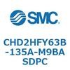 CHD2HFY63B-135A-M9BASDPC JIS規格準拠油圧シリンダ/複動：片ロッド(14MPa) オートスイッチ付 SMC 53658123