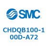 CHDQB100-100D-A72 薄形油圧シリンダ/複動：片ロッド(3.5MPa) オートスイッチ付 CHDQB1 SMC 53692301