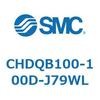 CHDQB100-100D-J79WL 薄形油圧シリンダ/複動：片ロッド(3.5MPa) オートスイッチ付 CHDQB1 SMC 53692335