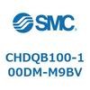 CHDQB100-100DM-M9BV 薄形油圧シリンダ/複動：片ロッド(3.5MPa) オートスイッチ付 CHDQB1 SMC 53692353