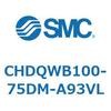 CHDQWB100-75DM-A93VL ���`�����V�����_/�����F�Ѓ��b�h(3.5MPa) �I�[�g�X�C�b�`�t CHDQW SMC 53697253