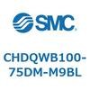 CHDQWB100-75DM-M9BL ���`�����V�����_/�����F�Ѓ��b�h(3.5MPa) �I�[�g�X�C�b�`�t CHDQW SMC 53697271