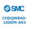 CHDQWB40-100DM-A93 薄形油圧シリンダ/複動：片ロッド(3.5MPa) オートスイッチ付 CHDQW SMC 53697506