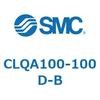 CLQA100-100D-B ロック付薄形シリンダ CLQA1 SMC 53829641