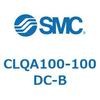 CLQA100-100DC-B ロック付薄形シリンダ CLQA1 SMC 53829657