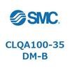 CLQA100-35DM-B ロック付薄形シリンダ CLQA1 SMC 53829684