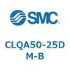 CLQA50-25DM-B ロック付薄形シリンダ CLQA5 SMC 53830122