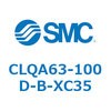 CLQA63-100D-B-XC35 ロック付薄形シリンダ CLQA6 SMC 53830235