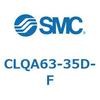 CLQA63-35D-F ロック付薄形シリンダ CLQA6 SMC 53830287