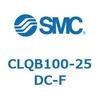 CLQB100-25DC-F ロック付薄形シリンダ CLQB1 SMC 53830524