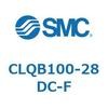 CLQB100-28DC-F ロック付薄形シリンダ CLQB1 SMC 53830533