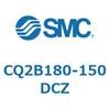 CQ2B180-150DCZ 薄形シリンダ CQ2シリーズB18 SMC 53912345
