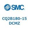 CQ2B180-15DCMZ 薄形シリンダ CQ2シリーズB18 SMC 53912363