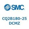 CQ2B180-25DCMZ 薄形シリンダ CQ2シリーズB18 SMC 53912406
