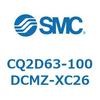 薄形シリンダ CQ2シリーズD6 SMC