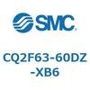 CQ2F63-60DZ-XB6 薄形シリンダ CQ2シリーズF6 SMC 53948797