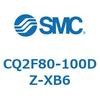 CQ2F80-100DZ-XB6 薄形シリンダ CQ2シリーズF8 SMC 53948921