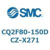 CQ2F80-150DCZ-X271 薄形シリンダ CQ2シリーズF8 SMC 53949016