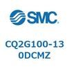 CQ2G100-130DCMZ 薄形シリンダ CQ2シリーズG1 SMC 53949366