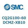 CQ2G100-60DCMZ-XB10 薄形シリンダ CQ2シリーズG1 SMC 53949542
