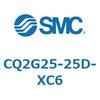 CQ2G25-25D-XC6 薄形シリンダ CQ2シリーズG2 SMC 53949664
