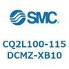 CQ2L100-115DCMZ-XB10 薄形シリンダ CQ2シリーズL1 SMC 53953697
