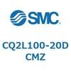 CQ2L100-20DCMZ 薄形シリンダ CQ2シリーズL1 SMC 53953751