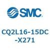 CQ2L16-15DC-X271 薄形シリンダ CQ2シリーズL1 SMC 53953952