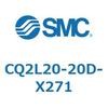 CQ2L20-20D-X271 薄形シリンダ CQ2シリーズL2 SMC 53954101