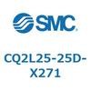 CQ2L25-25D-X271 薄形シリンダ CQ2シリーズL2 SMC 53954257