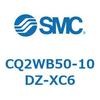 CQ2WB50-10DZ-XC6 薄形シリンダ CQ2シリーズWB5 SMC 53962291