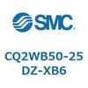 CQ2WB50-25DZ-XB6 薄形シリンダ CQ2シリーズWB5 SMC 53962404