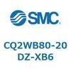CQ2WB80-20DZ-XB6 薄形シリンダ CQ2シリーズWB8 SMC 53963122