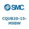 CQUB20-15-M9BW 薄形シリンダ/プレート形 CQUB2 SMC 53972886