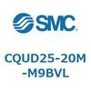 CQUD25-20M-M9BVL 薄形シリンダ/プレート形 CQUD2 SMC 53977804