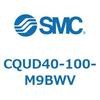 CQUD40-100-M9BWV 薄形シリンダ/プレート形 CQUD4 SMC 53977996