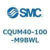 CQUM40-100-M9BWL 薄形シリンダ/プレート形 CQUM4 SMC 53979764