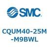 CQUM40-25M-M9BWL 薄形シリンダ/プレート形 CQUM4 SMC 53979922