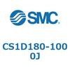 CS1D180-1000J 標準形エアシリンダ(角形カバー) CS1D1 SMC 53992766