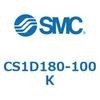 CS1D180-100K 標準形エアシリンダ(角形カバー) CS1D1 SMC 53992784