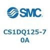 CS1DQ125-70A 標準形エアシリンダ(角形カバー) CS1DQ SMC 53996293