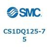 CS1DQ125-75 標準形エアシリンダ(角形カバー) CS1DQ SMC 53996302