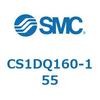 CS1DQ160-155 標準形エアシリンダ(角形カバー) CS1DQ SMC 53996363