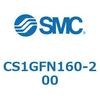 CS1GFN160-200 標準形エアシリンダ(角形カバー) CS1GF SMC 54002751